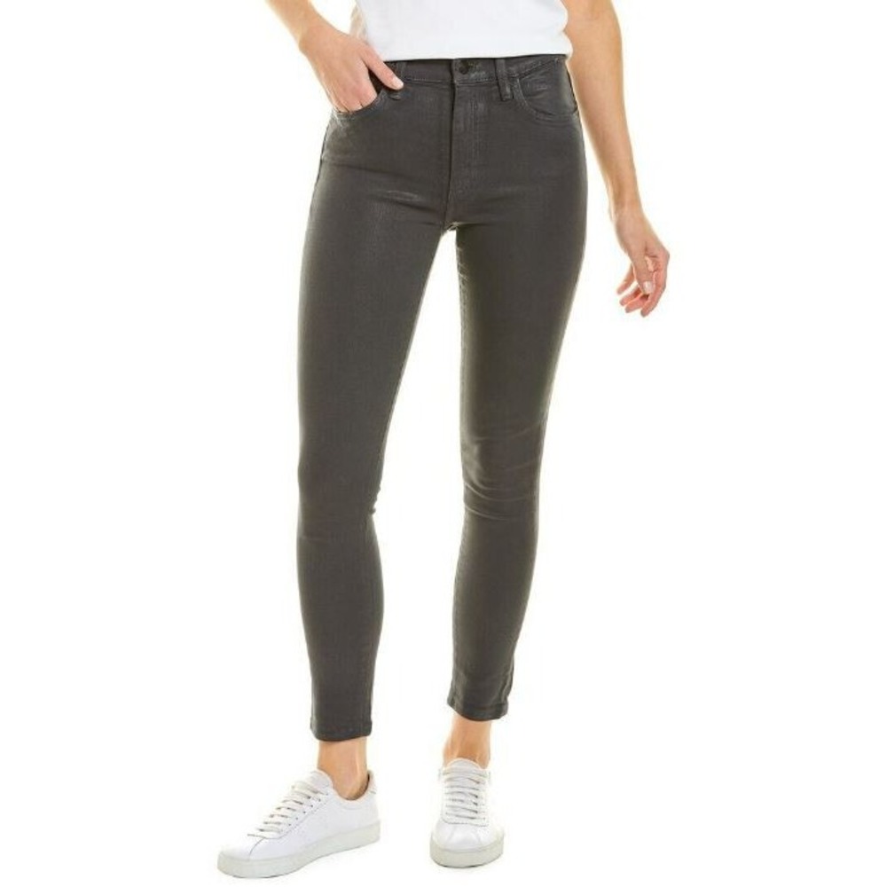 JOE'S women jeans 45GLPSV15748 CHC coated Choco cotton blend brown W28 $248